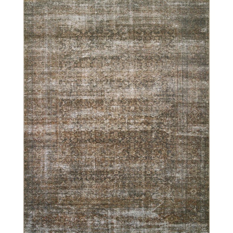 Amber Lewis x Loloi Billie Rug in Tobacco/Rust
