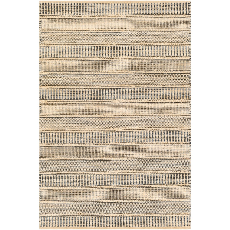 Albert Handwoven Jute Rug in Denim