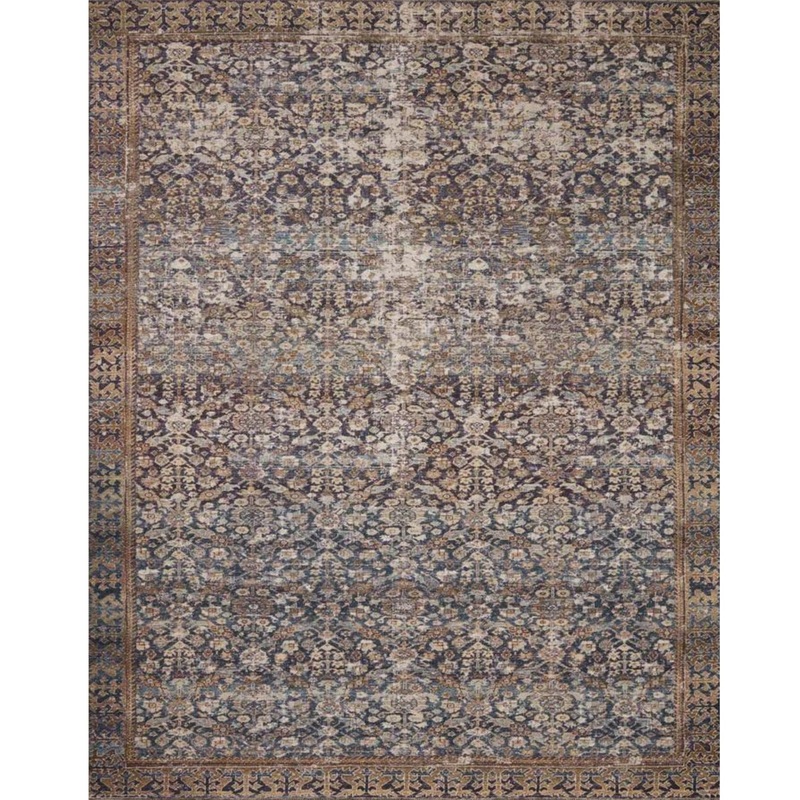 Amber Lewis x Loloi Georgie Rug in Denim/Spice