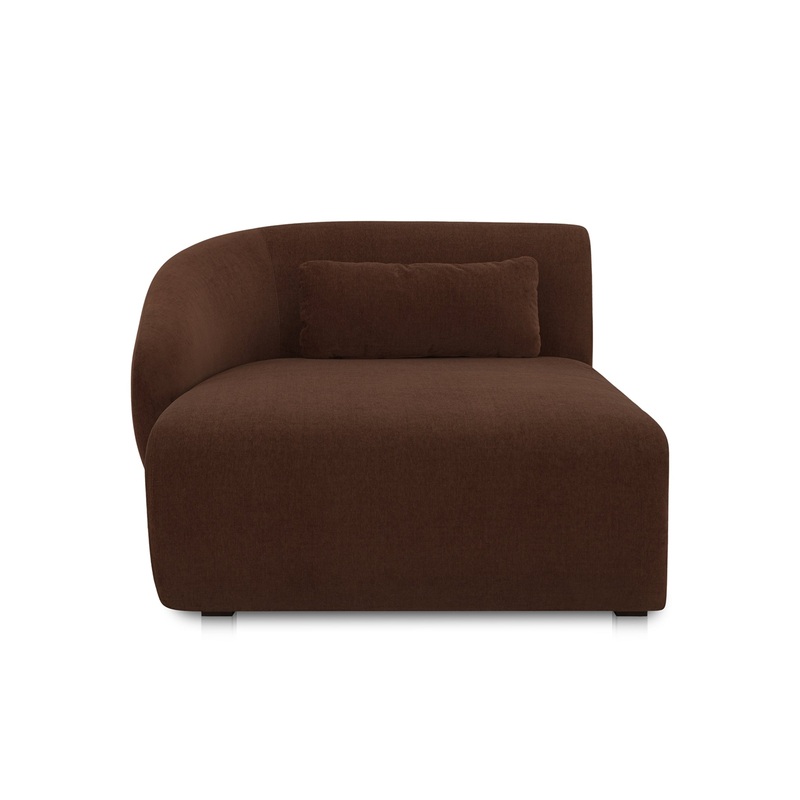 Aiden Left Arm Facing Chaise Chestnut