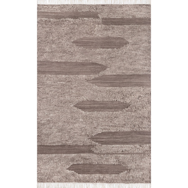 Tumeni Hand Woven Wool Grey Rug by Lemieux et Cie