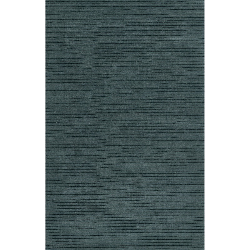 Adriana Hand Loomed Wool Rug in Blue