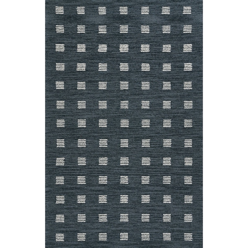 Aida Hand Tufted Wool Rug in Blue