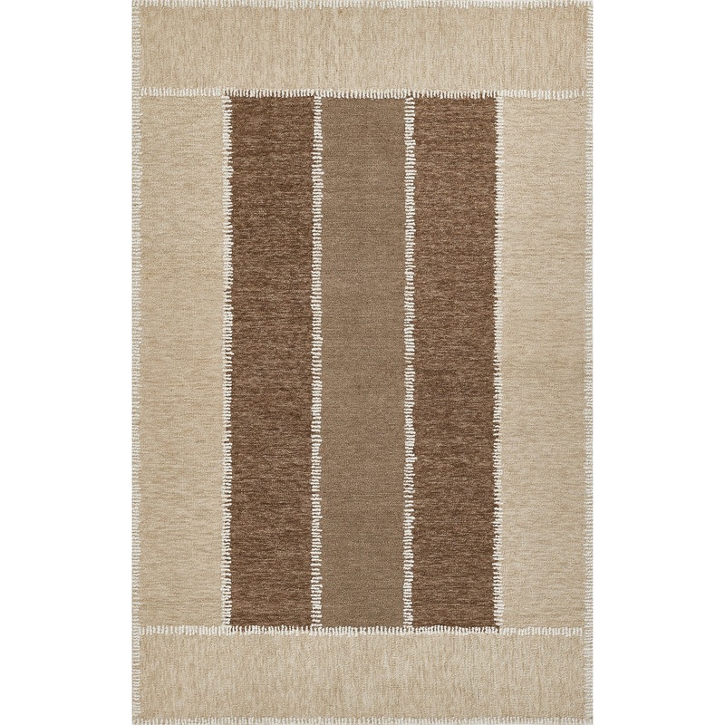 Alma Hand Tufted Wool Rug in Beige