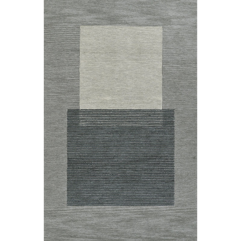 Alma Hand Tufted Wool Rug in Blue