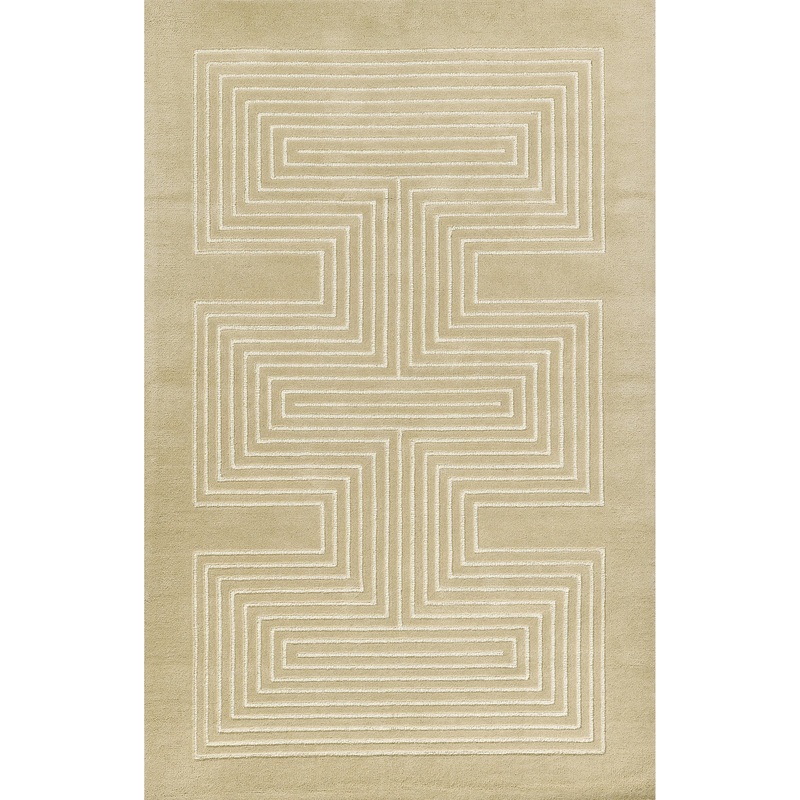 Sol Hand Tufted Wool Rug in Beige