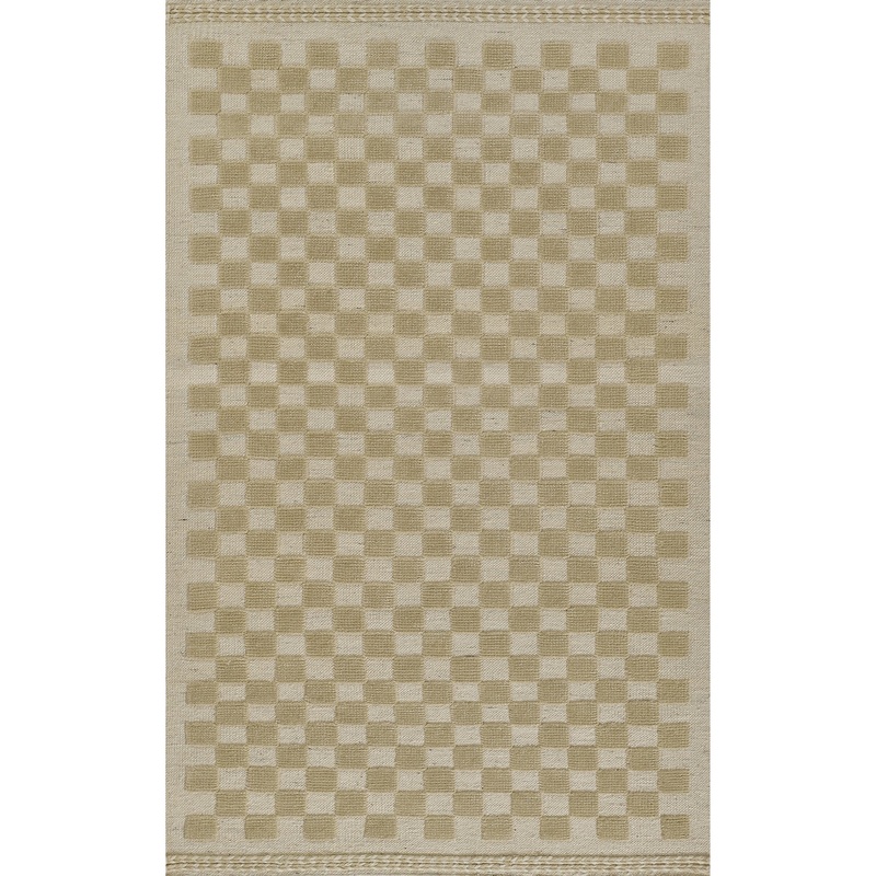 Winslow Hand Woven Wool Rug in Beige