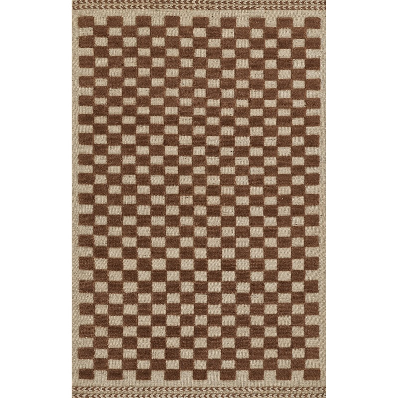 Winslow Hand Woven Wool Rug in Brown
