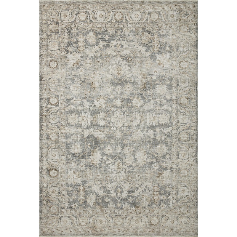 Amber Lewis x Loloi Honora Rug in Slate/Beige