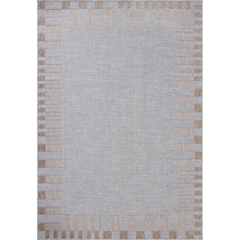 Amber Lewis x Loloi Topanga Rug in Silver/Natural