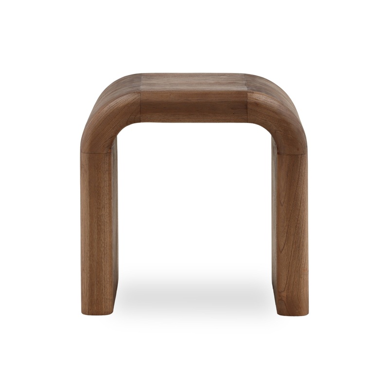Alaric Side Table in Medium Brown