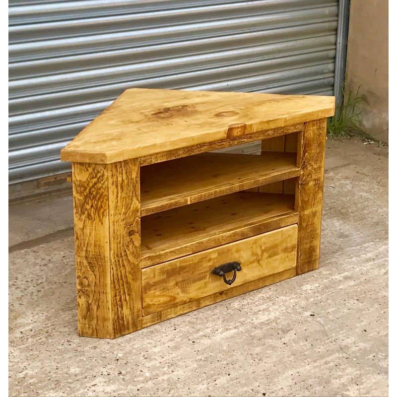 The Artisan Waxed Corner TV Unit