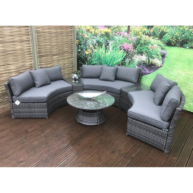 Juliet Sofa Set Grey