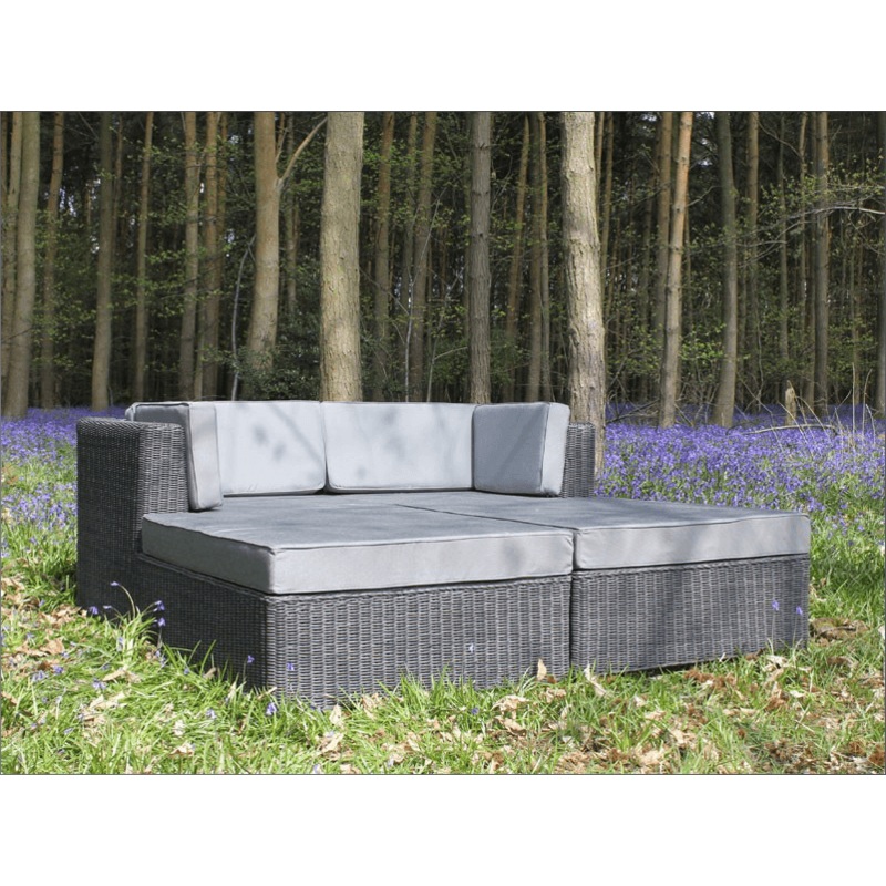 Eco Loom Double Day Bed Charcoal