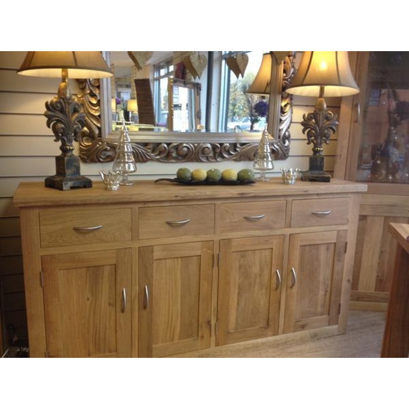 The Quercus Oak 4-Door/4-Drawer Sideboard