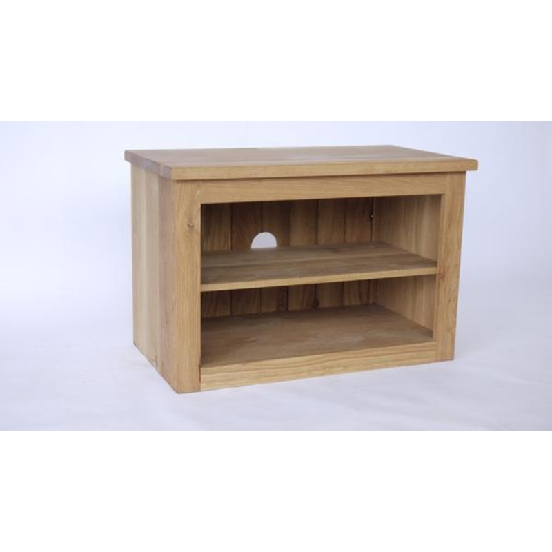 The Quercus Oak Open TV Unit