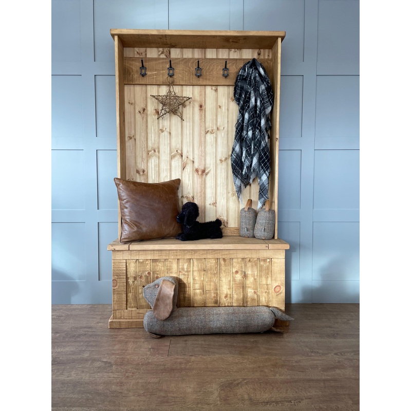 The Authentic Light Waxed Storage Coat Rack