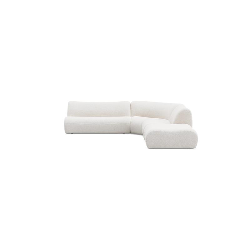 1977 Modular Curved Corner Sofa with Ottoman 2770mm W | Package 7