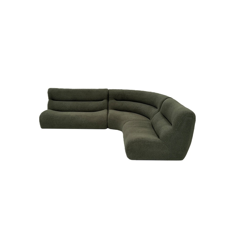 1978 High Back Modular Curved Corner Sofa 3020mm W