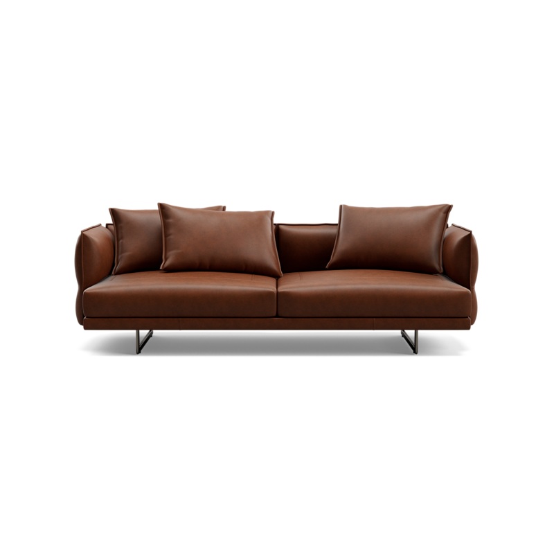 Zaza 3 Seater Sofa with Deep Seats and Adjustable Arms 2510mm W