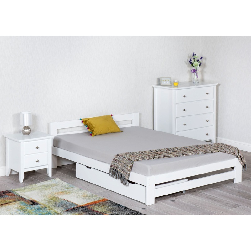 Amani Xiamen Bed (White)