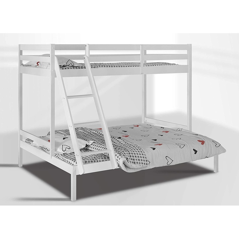 Kent Triple Bunk Bed (White) White