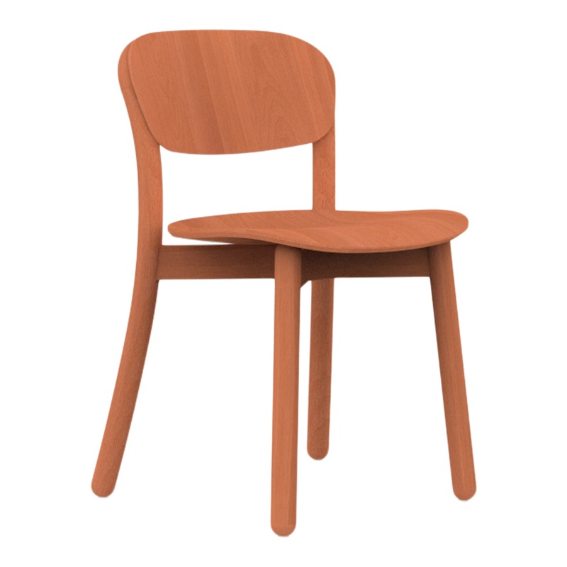 Beech Side Chair Closed Back