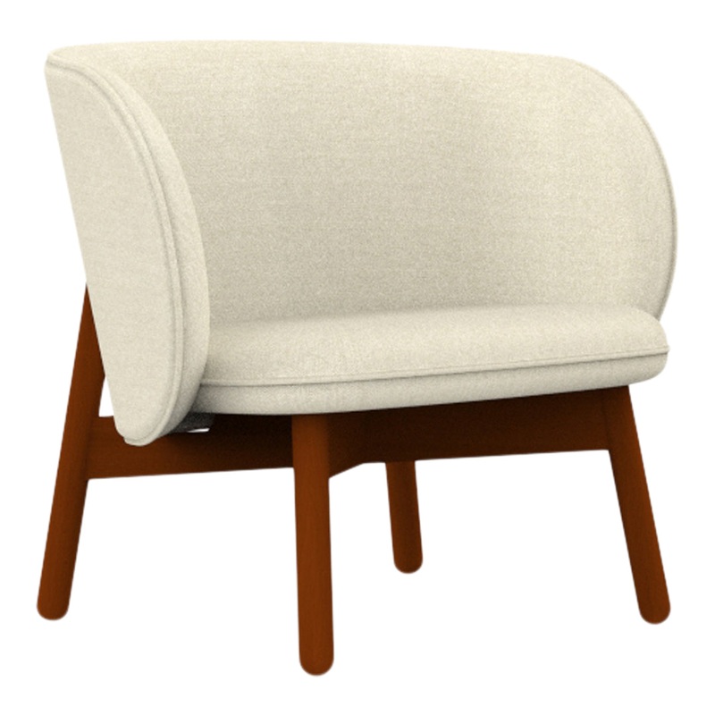 Beech Club Lounge Chair