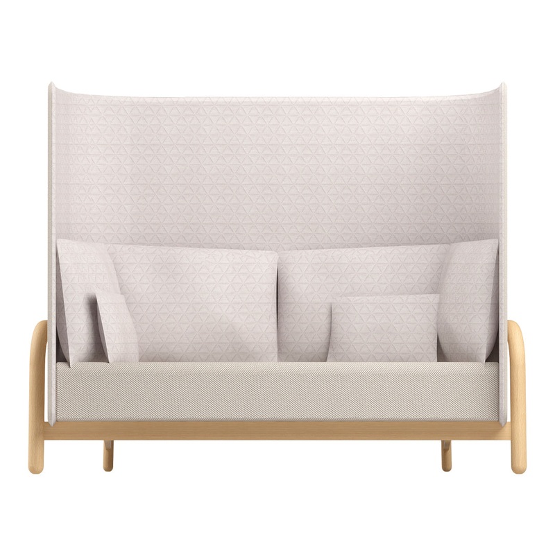 Beech Private Bench Sofa – High Back