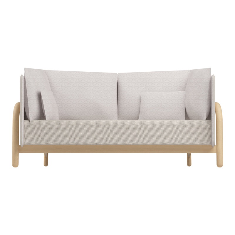 Beech Private Bench Sofa – Low Back