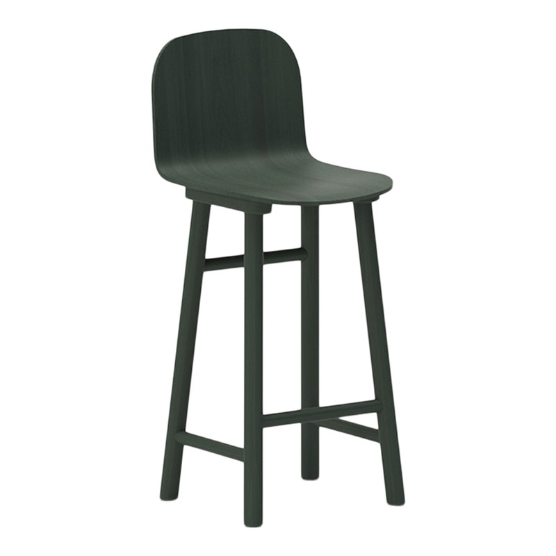 Beech Shell 65 Counter Stool – High Back