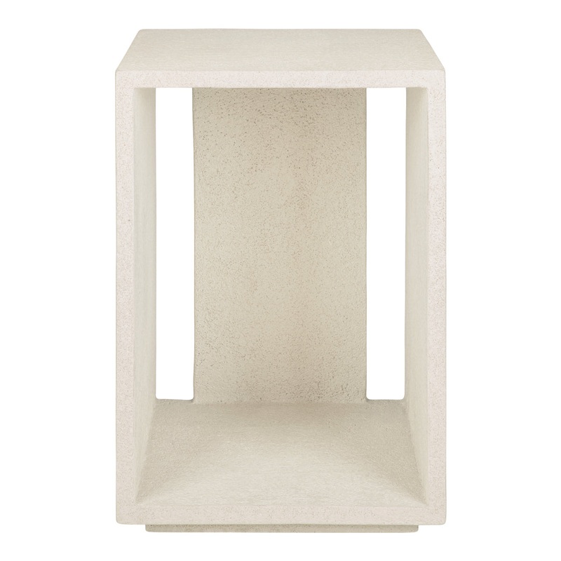 Elements Bedside Table Off White