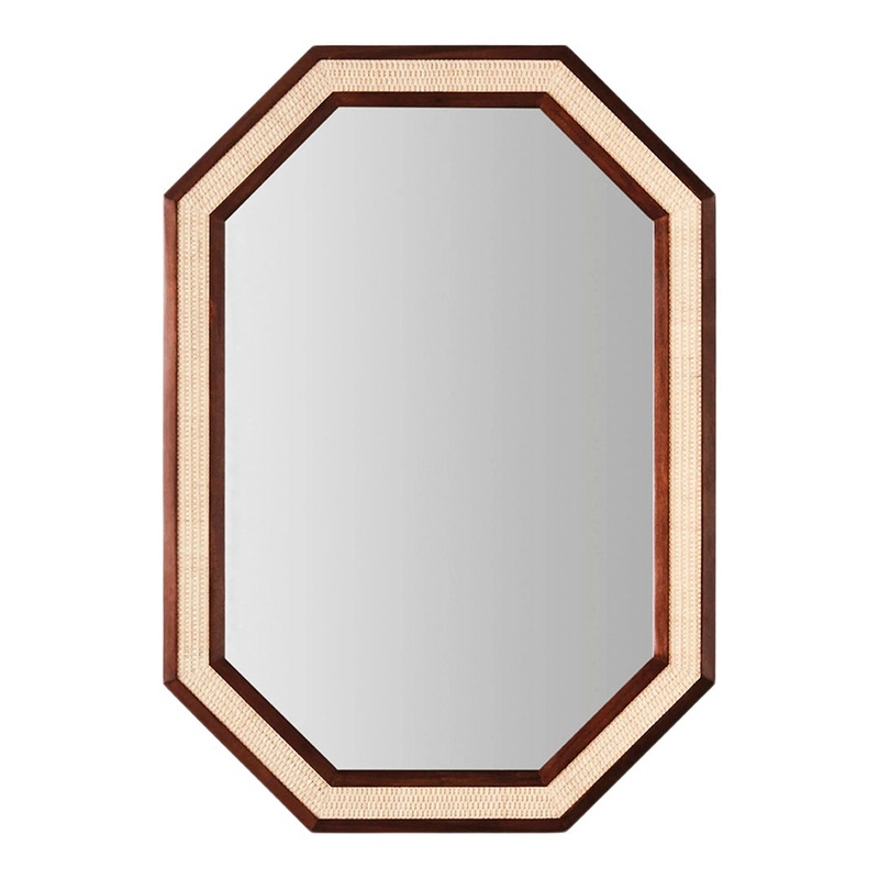 Rattan Mirror Small