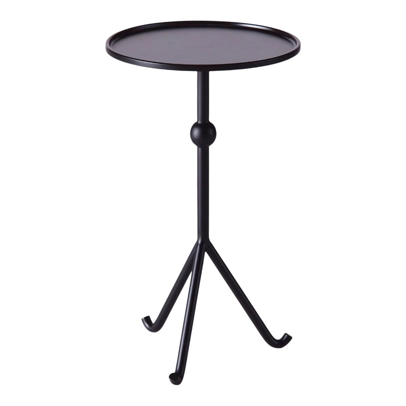Dusty Martini Table Black  Steel