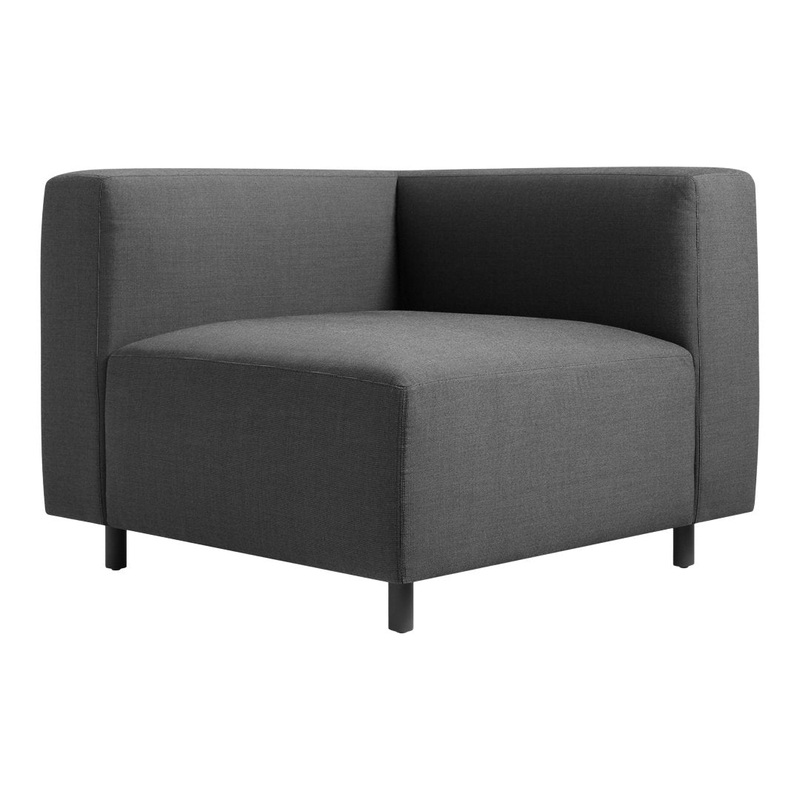 9 Yard Outdoor Corner Sunbrella Coal