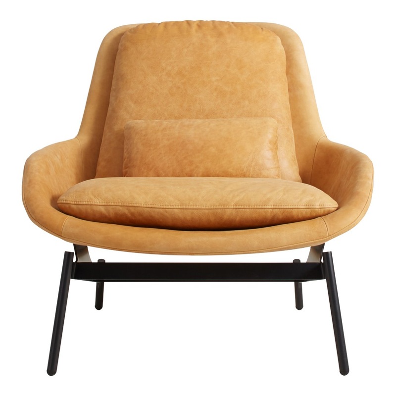Field Lounge Chair Camel Leather