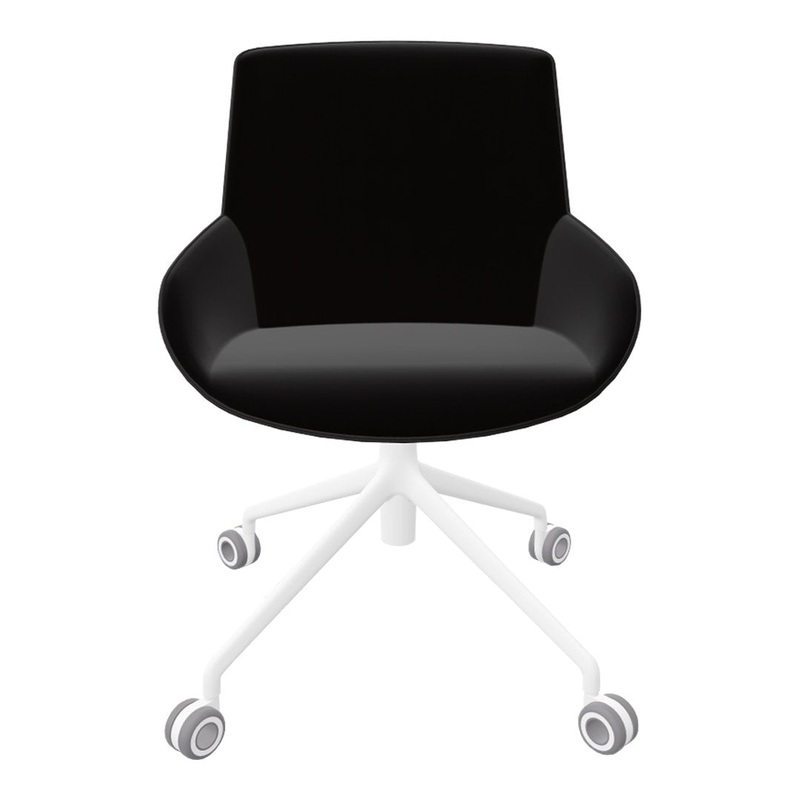 Noom Series 30 Armchair – 4-Star Swivel Base w/ Casters