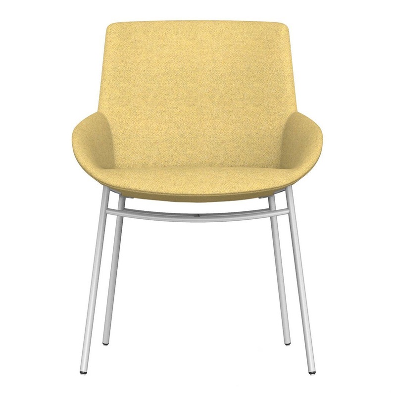 Noom Series 30 Armchair w/ French Seams – Metal Legs