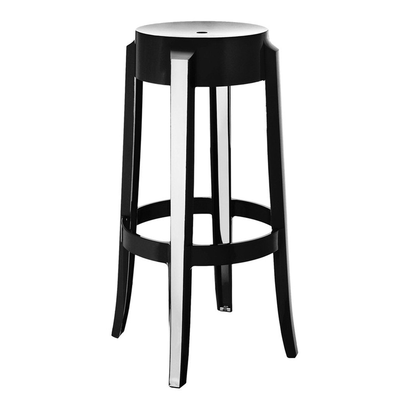 Charles Ghost Stool – Set of 2 Matte Glossy White