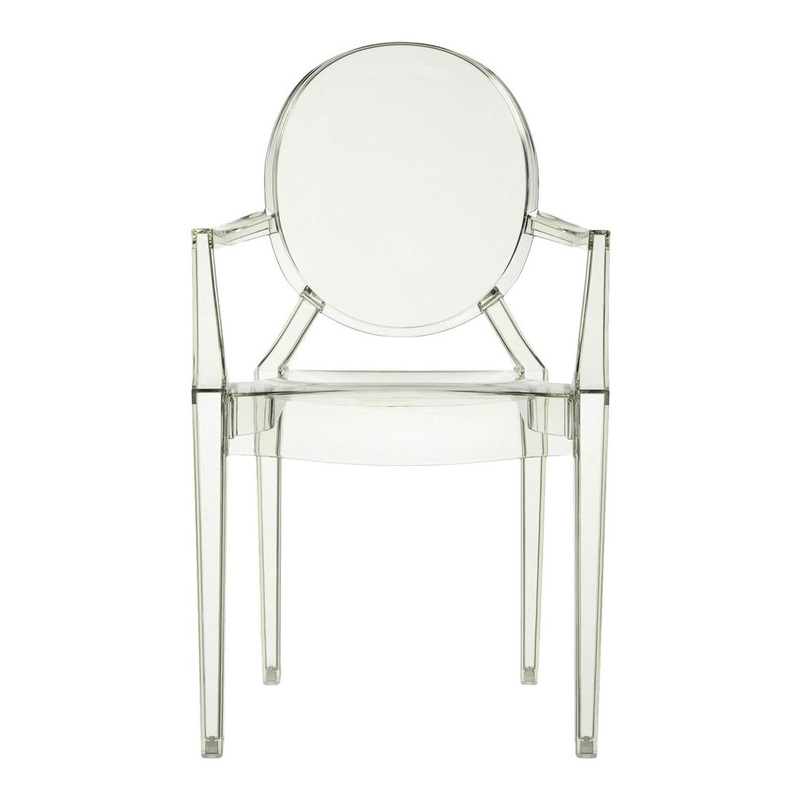 Louis Ghost Chair – Set of 2 Transparent Crystal Green