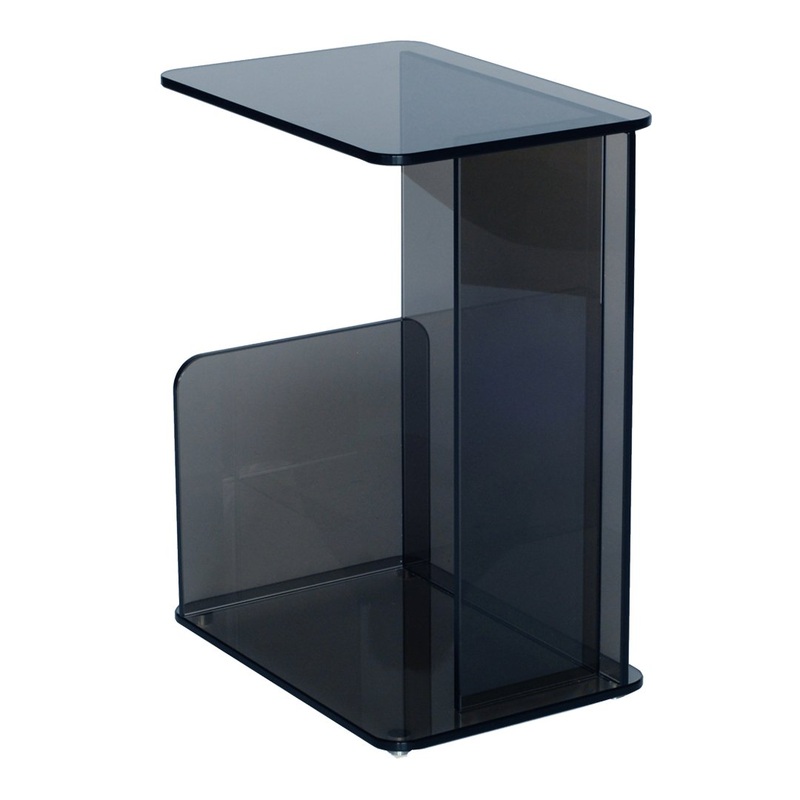 Lucent Small Side Table Dark Smoke