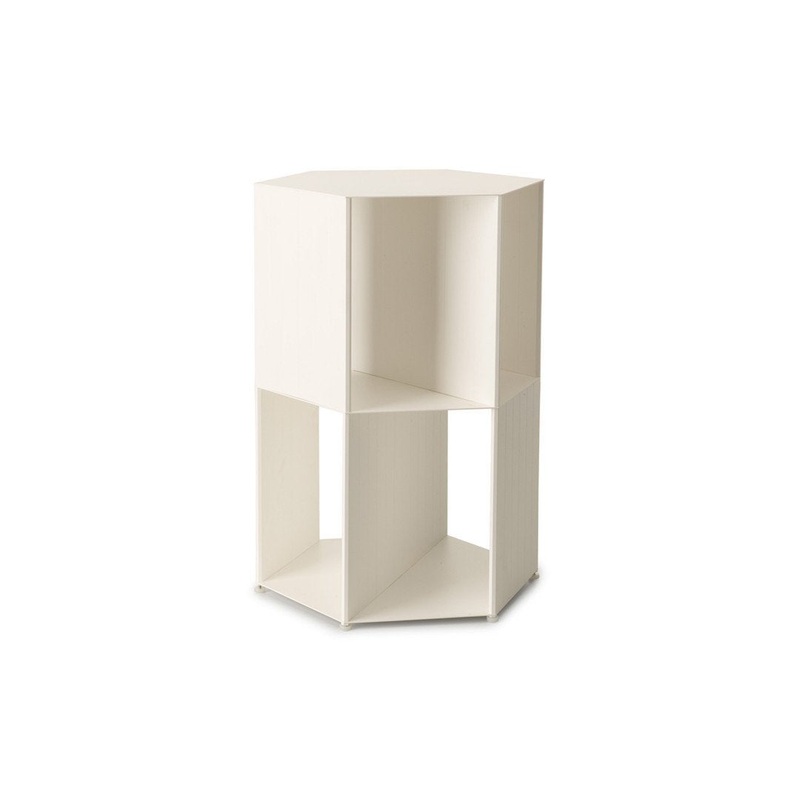 Hexagon Side Table Traffic White (RAL 9016)
