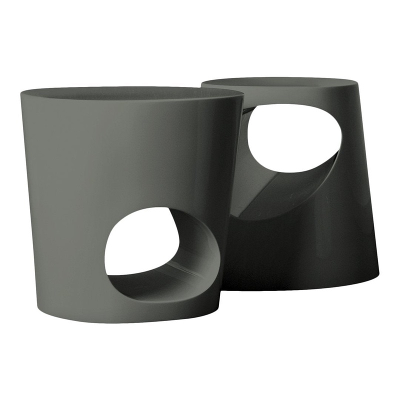 Polar Table Shiny Black