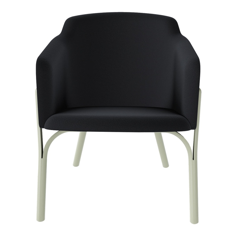 Split Lounge Armchair – Upholstered – Beech Pigment Frame