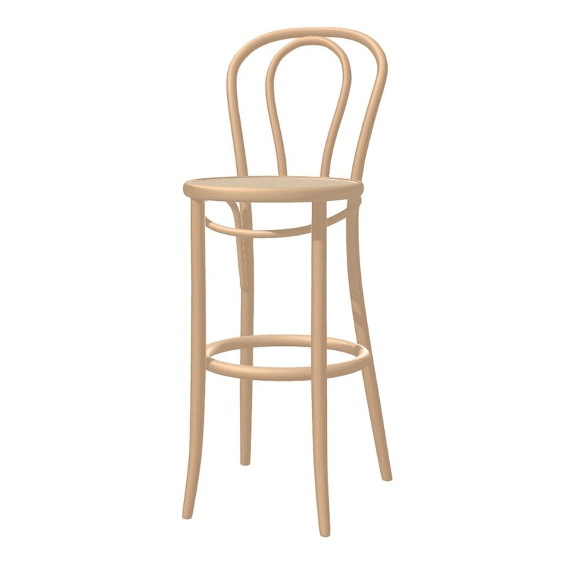 Barstool 18 – Seat in Cane Weave