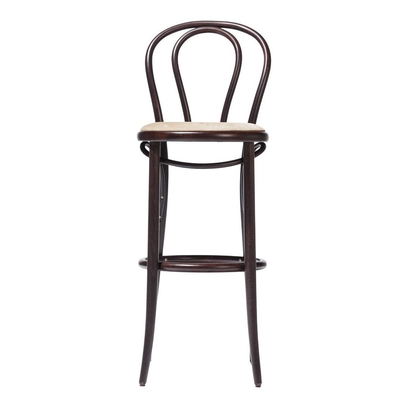 Barstool 18 – Seat Upholstered – Beech Frame