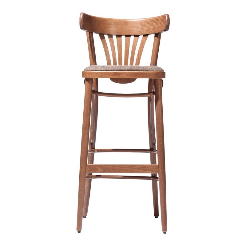 Barstool 56 – Seat Upholstered – Beech Frame