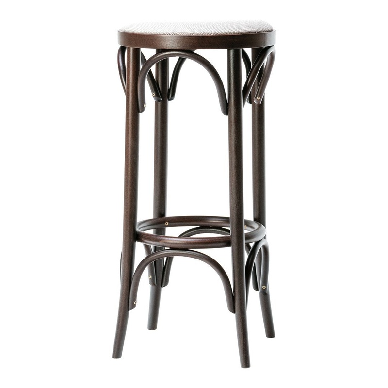Barstool 73 – Seat Upholstered – Beech Frame