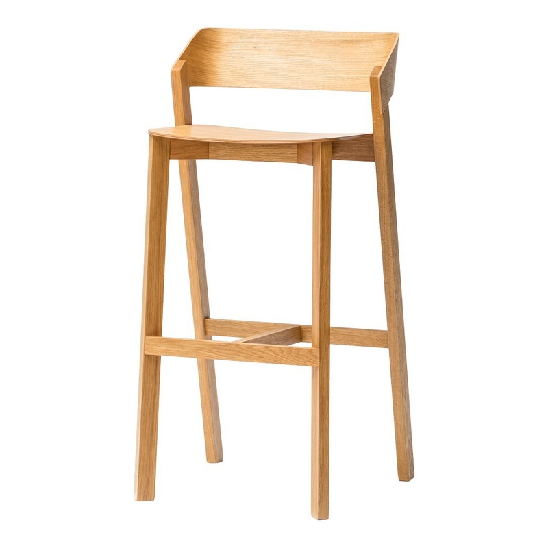 Merano Barstool – Oak Frame