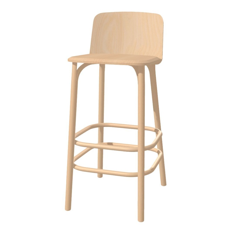 Split Bar/Counter Stool – Beech Frame